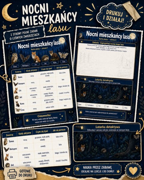 Nocni mieszkańcy lasu