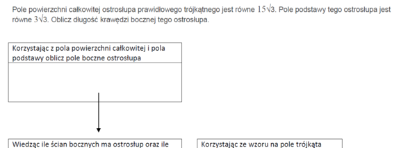 Łamacz matematyczny ostrosłupy