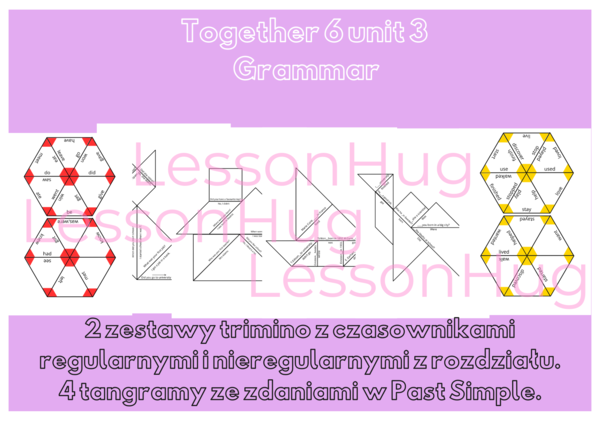 Together 6 unit 3 grammar trimino&tangrams