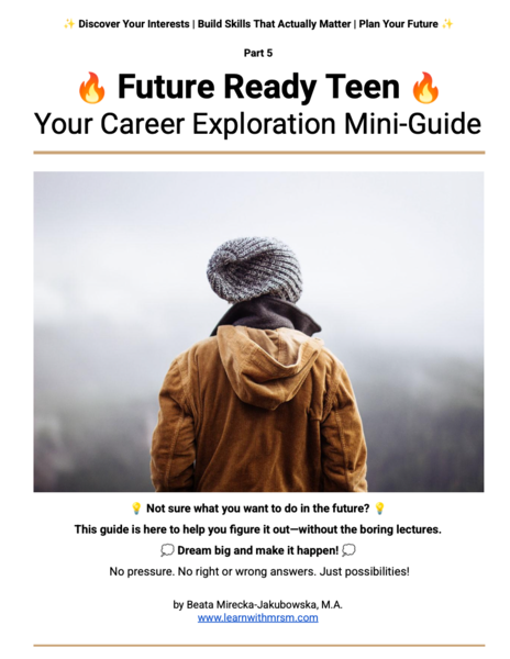 FUTURE READY TEEN, Part 5. Mini e-book dla nastolatków