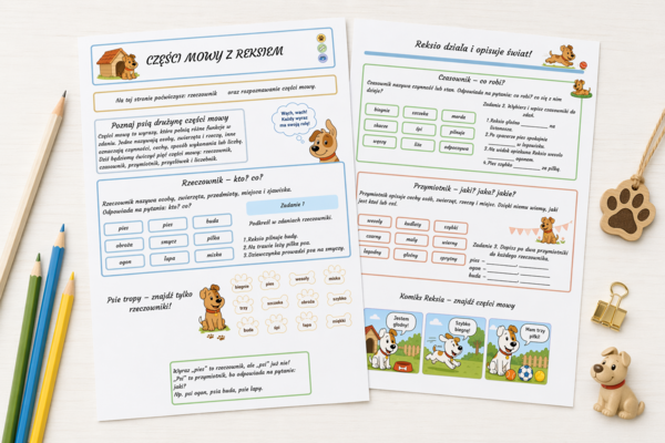 Części mowy z Reksiem