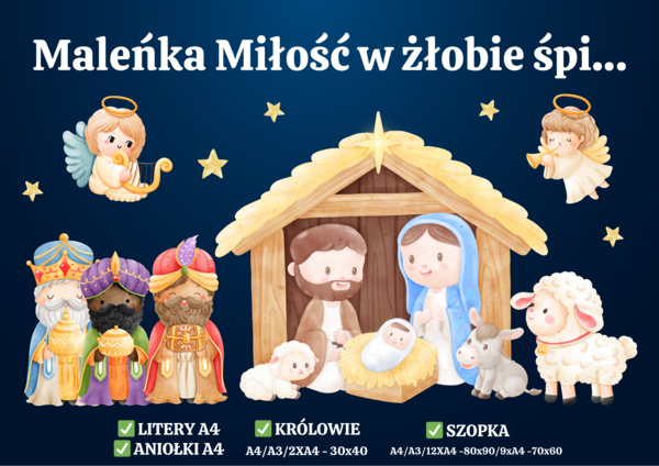 JASEŁKA - MALEŃKA MIŁOŚĆ W ŻŁOBIE ŚPI/BÓG SIĘ RODZI