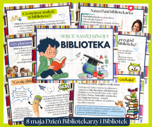 Biblioteka – serce naszej szkoły!