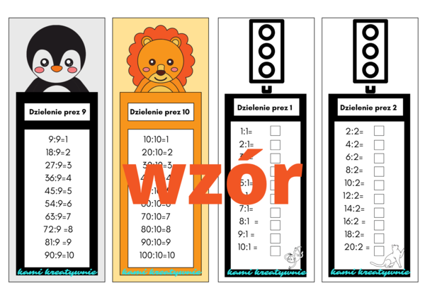 Dzielenie - wklejki