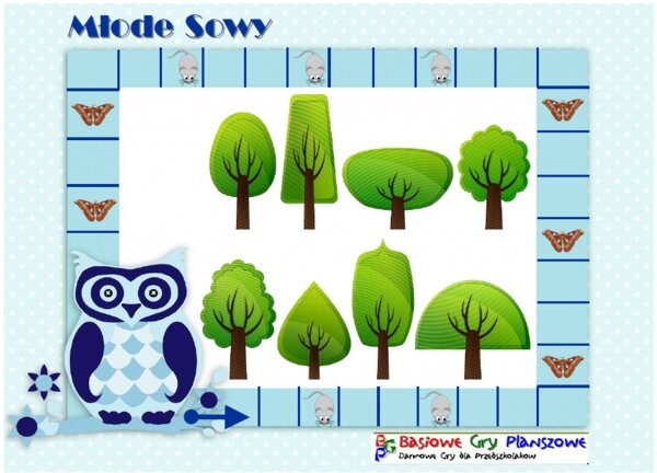 Młode sowy – Gra planszowa