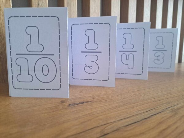 Książeczka ułamkowa PAKIET (7 części) - ułamki zwykłe klasa 4, 5