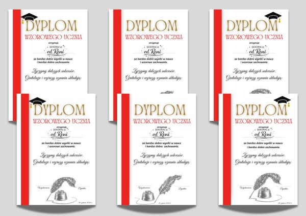 Dyplomy Wzorowego Ucznia