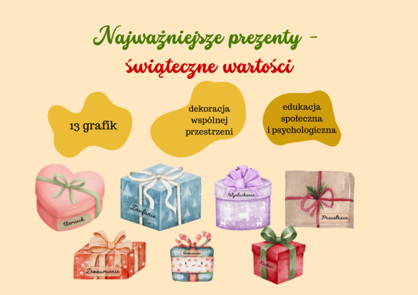 Świąteczne wartości - gazetka do klasy