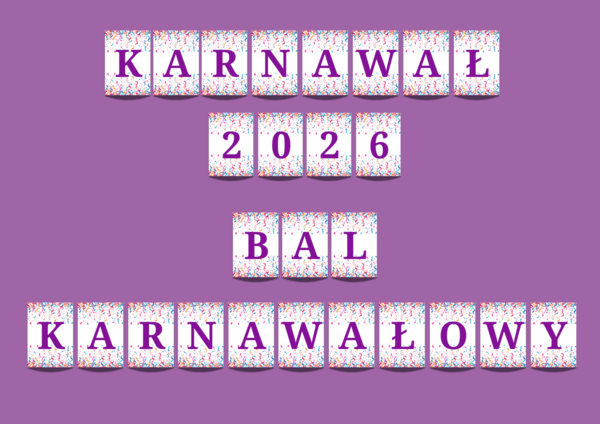 KARNAWAŁ 2026-BAL KARNAWAAŁOWY wzór 6