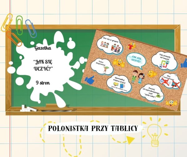 Gazetka "Jak się uczyć?" gazetka całoroczna motywacyjna