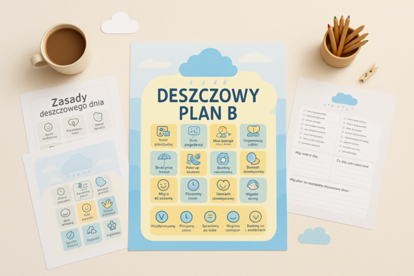 Deszczowy plan B. Plakat klasowy