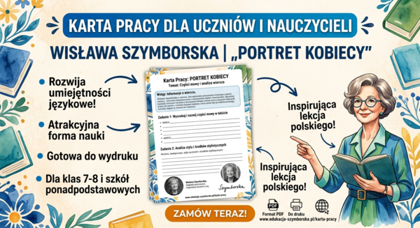 Środki stylistyczne - "Portret kobiecy" Wisława Szymborska