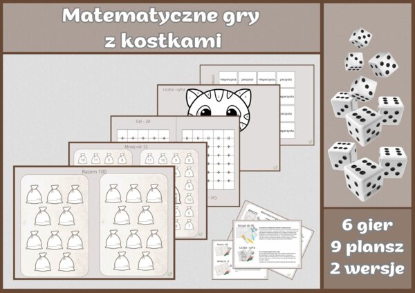 Matematyczne gry z kostkami