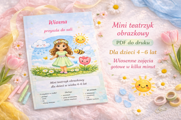 Wiosna przyszła do sali – mini teatrzyk obrazkowy