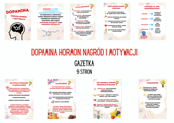 DOPAMINA - Hormon nagród i motywacji GAZETKA