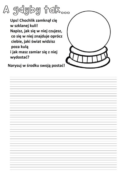 A gdyby tak... utknąć w świątecznej kuli?