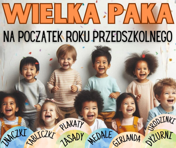 WIELKI PAKIET na nowy rok przedszkolny/ żłobkowy