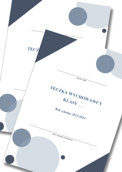 Teczka wychowawcy na rok szkolny 2023/2024