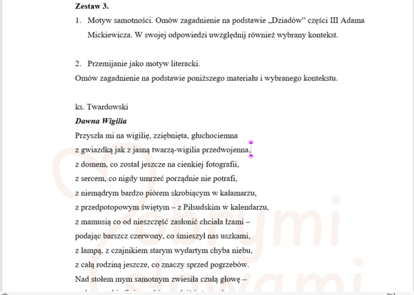 świąteczne zestawy do matury ustnej 2026-2028