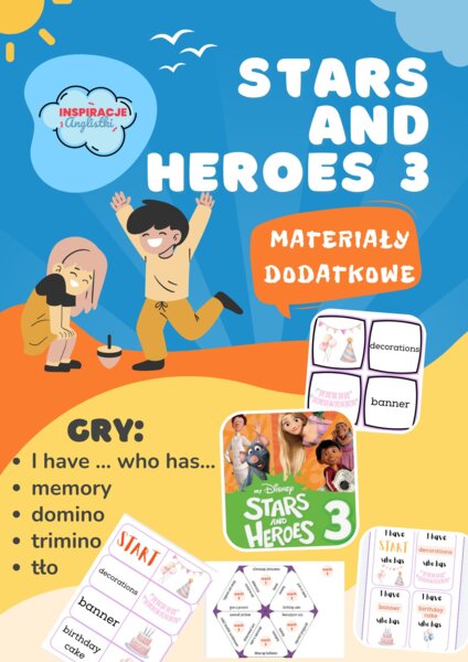 Stars and Heroes 3 - materiały dodatkowe, gry
