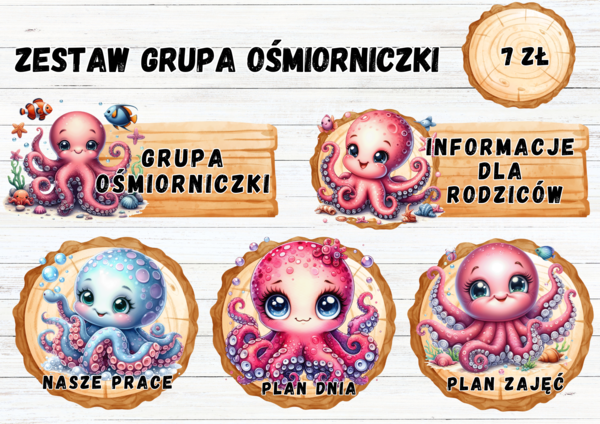 ZESTAW GRUPOWY GRUPA OŚMIORNICZKI