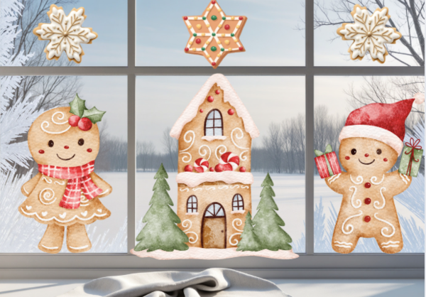 🎄✨ MEGA PAKIET ZIMOWO-ŚWIĄTECZNY| Dwustronne ozdoby - aż 50 elementów! ✨🎄|Idealne na gazetkę|okna lud drzwi klasy