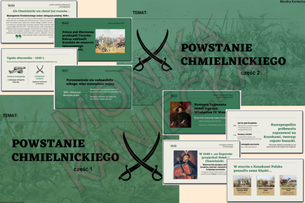 Powstanie Chmielnickiego - prezentacja historia klasa 6
