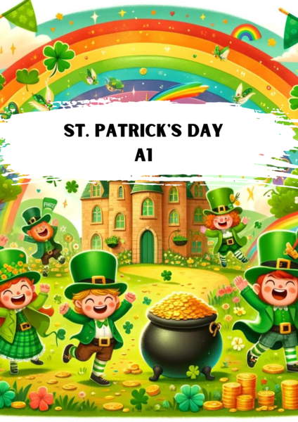 St. Patrick's Day Poziom A1 Karty Pracy Gotowa Lekcja