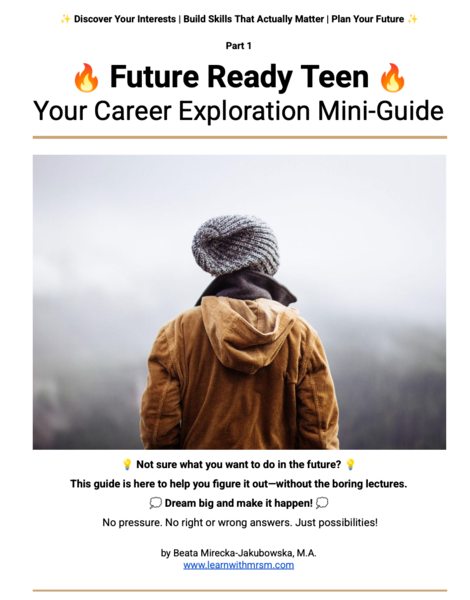 FUTURE READY TEEN, Part 1. Mini e-book dla nastolatków