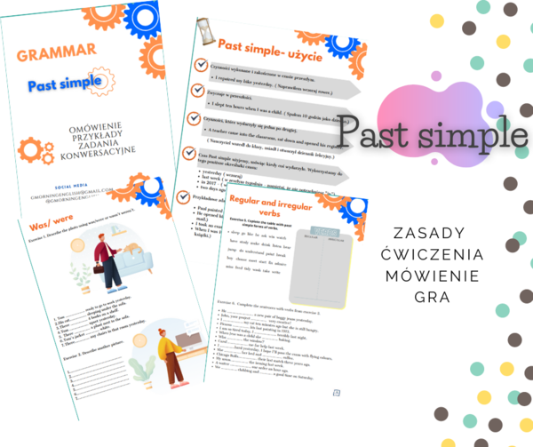 Past simple ebook- wszystko co musisz wiedzieć o czasie przeszłym.