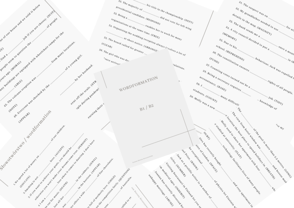 Słowotwórstwo / wordformation