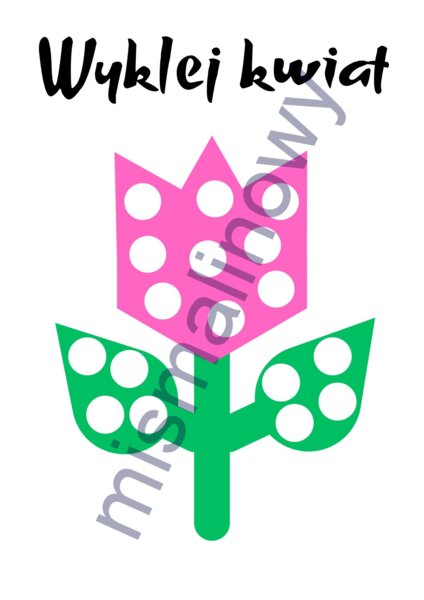 Wyklej kwiat z plasteliny dzień nauczyciela