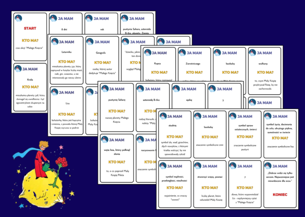 "Mały Książę" - gra "Ja mam... Kto ma..."