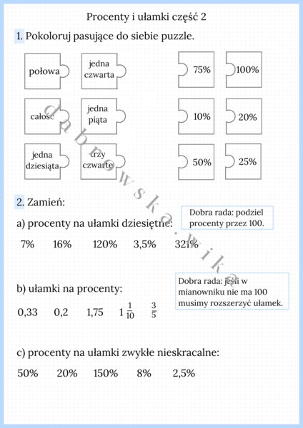 Procenty część 2