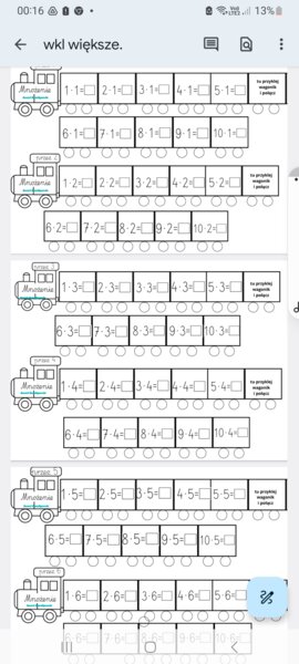 Wklejki z mnożeniem i dzieleniem