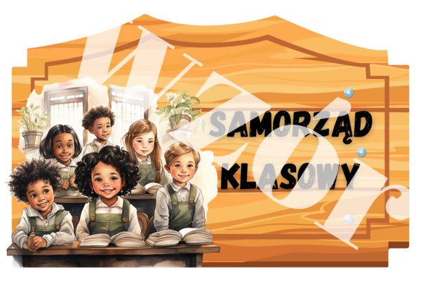 Dekoracja na gazetke- Samorząd oraz Dyżurni