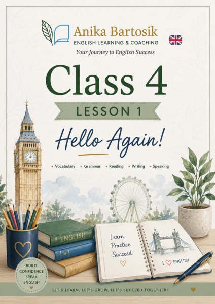 Class 4 – Lesson 1 „Hello Again!”