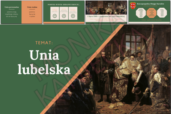 Unia lubelska - prezentacja historia klasa 6