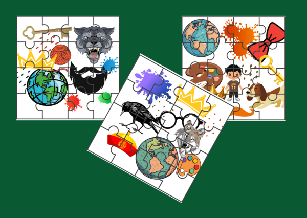 "AKADEMIA PANA KLEKSA" - puzzle - ikonki