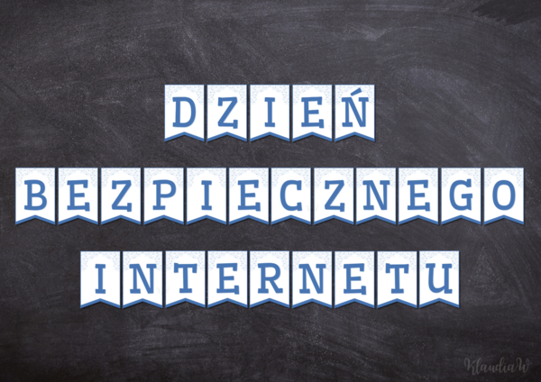 Dzień Bezpiecznego Internetu - girlanda