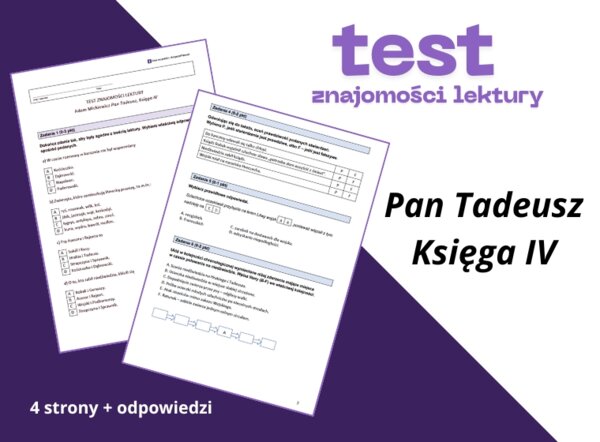 Test – „Pan Tadeusz”, Księga IV