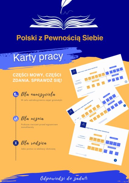 Części mowy, części zdania. Sprawdź się!