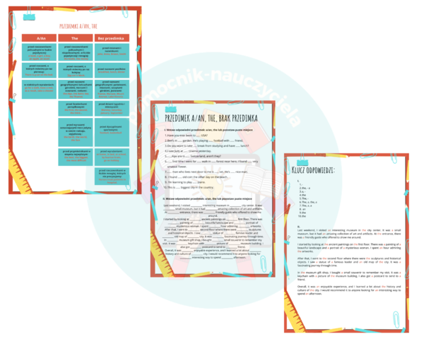 Przedimki nieokreślone i określone