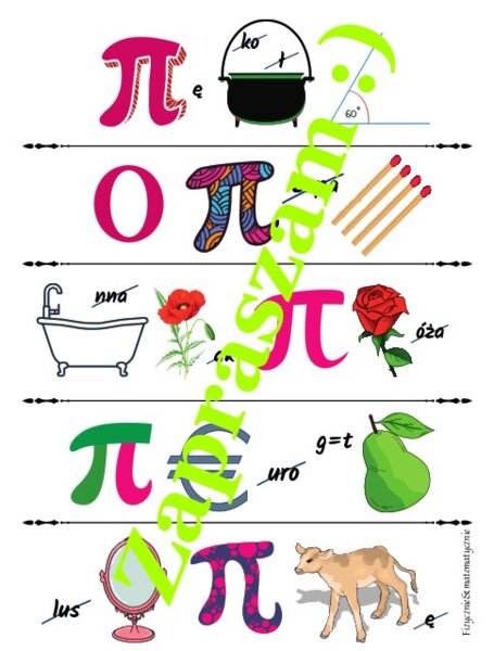 Rebusy z Liczbą Pi w roli głównej - Dzień Liczby Pi.