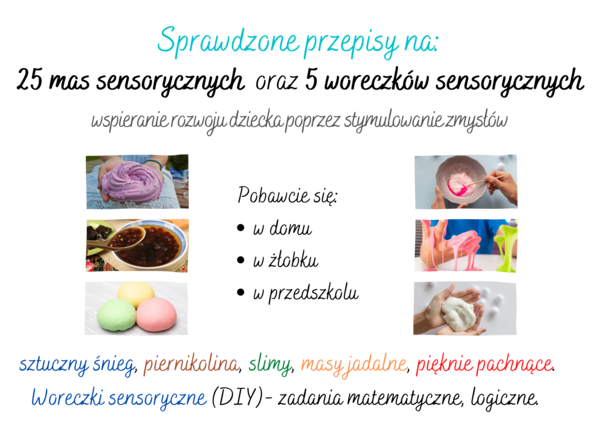 Zabaw sensoryczne na cały rok w domu, żłobku i przedszkolu