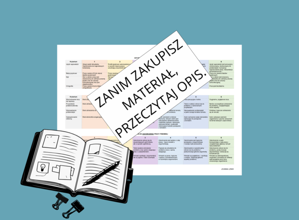 Kryteria do wypowiedzi argumentacyjnej (pisemnej) na języku polskim – liceum/technikum