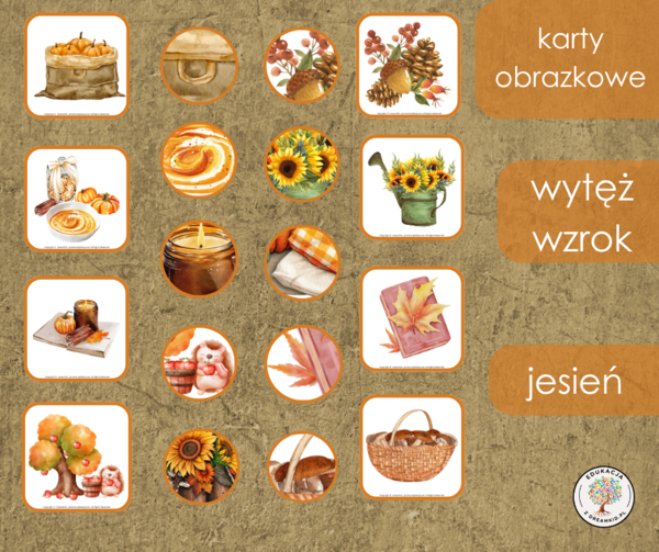 gra - wytęż wzrok - jesień