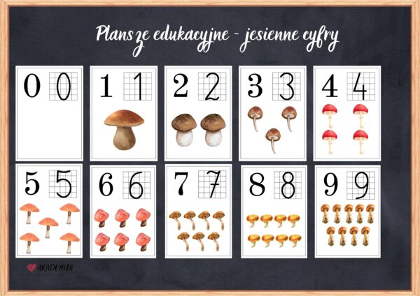 JESIENNE CYFRY ZESTAW