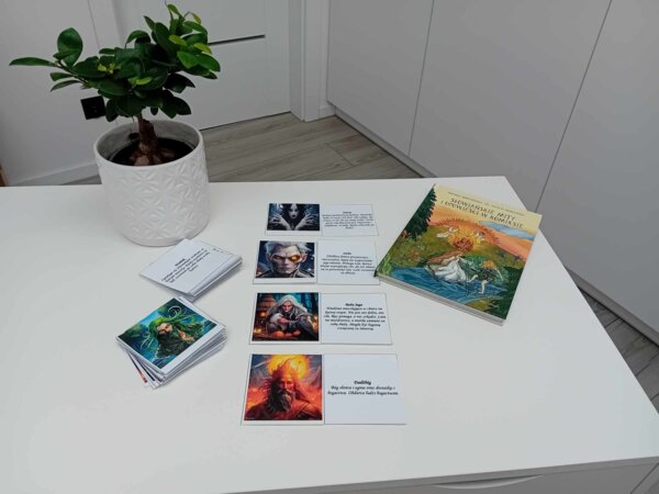 Lektura dodatkowa, klasa 5, mitologia, karty pary, gra - do pary, mity słowiańskie, bogowie i demony słowiańskie, mitologia Słowian, Słowiańskie mity i opowieści w komiksie