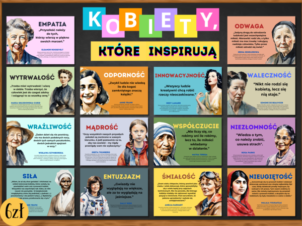 KOBIETY, KTÓRE INSPIRUJĄ - gazetka edukacyjna - DZIEŃ KOBIET